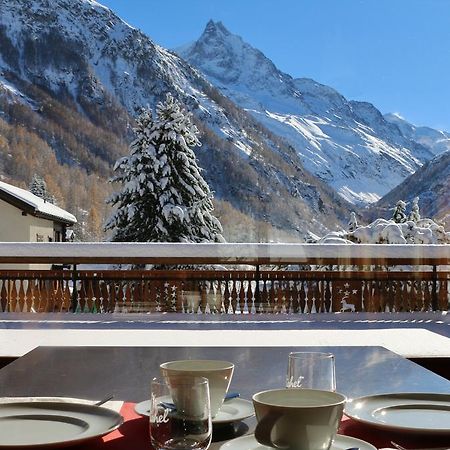Hotel Garni Les Bouquetins Zinal Buitenkant foto