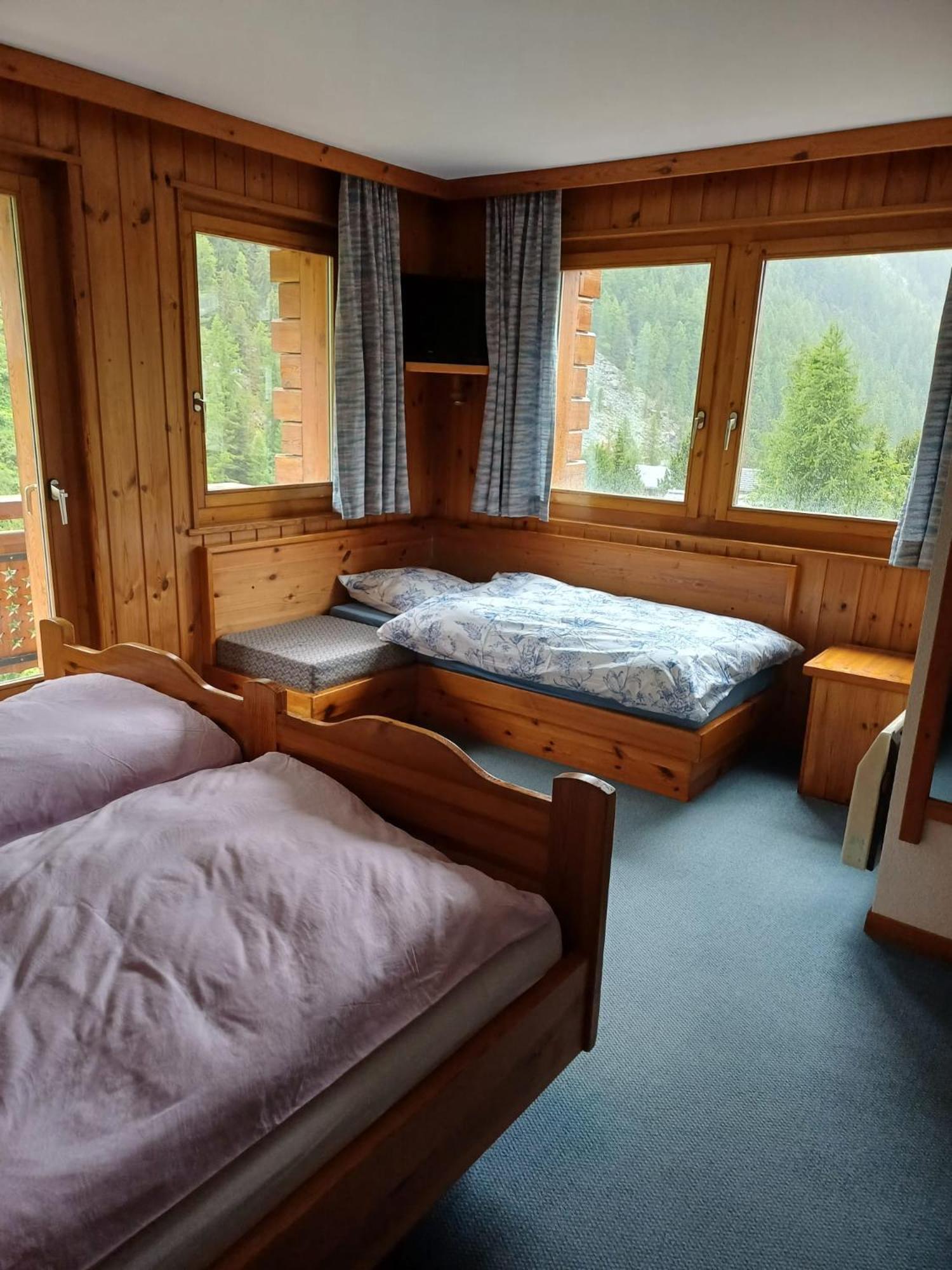 Hotel Garni Les Bouquetins Zinal Buitenkant foto