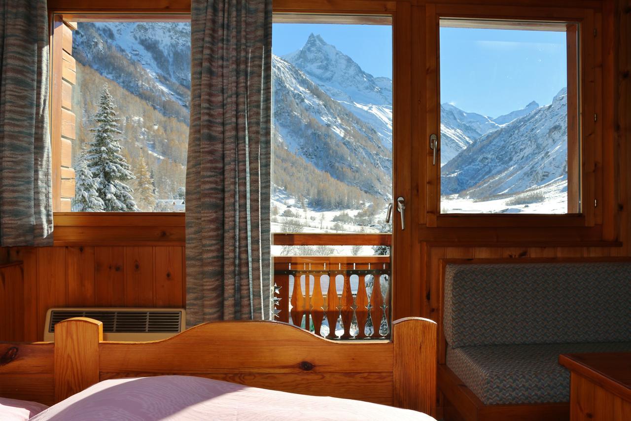 Hotel Garni Les Bouquetins Zinal Buitenkant foto