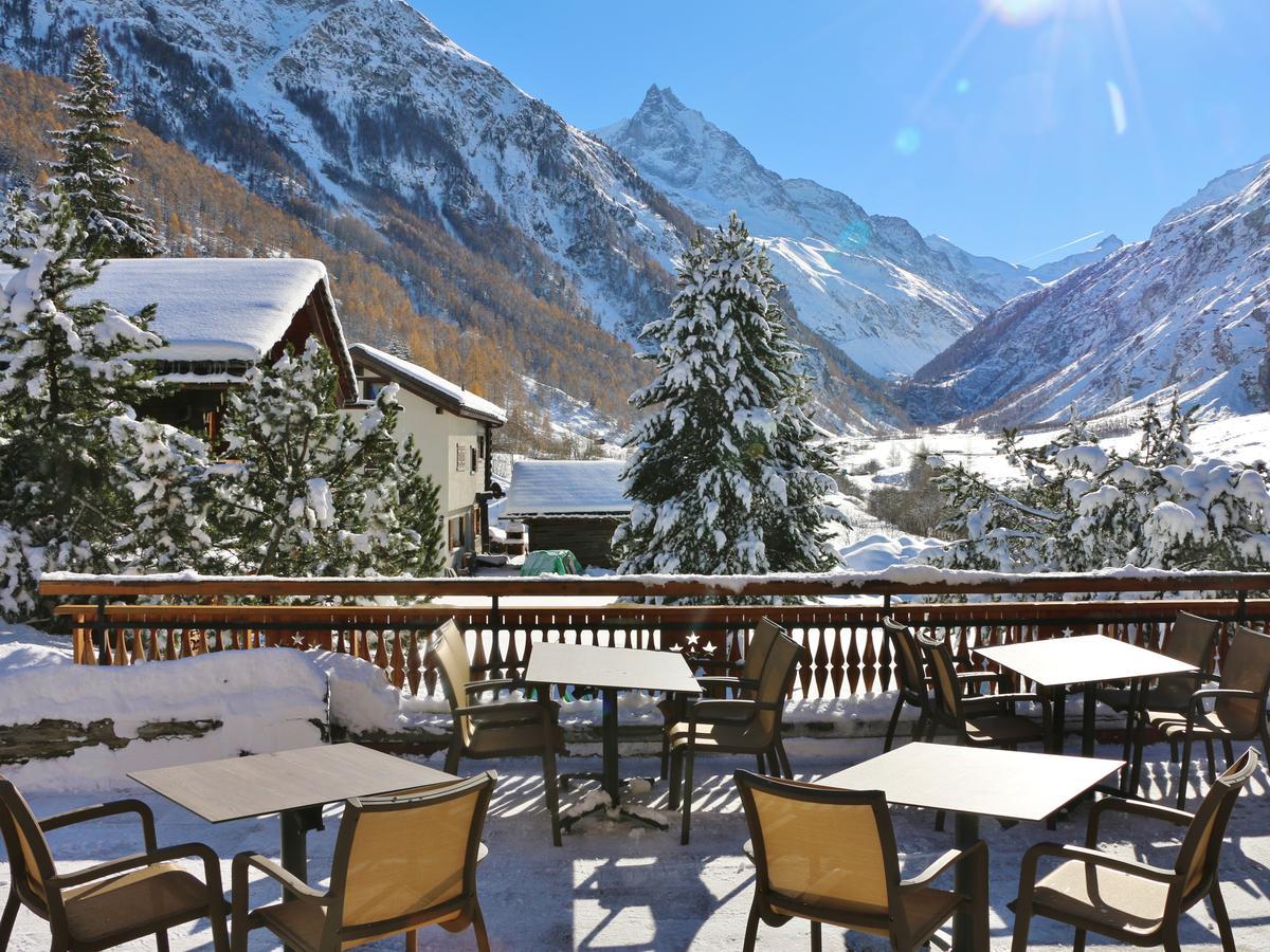Hotel Garni Les Bouquetins Zinal Buitenkant foto