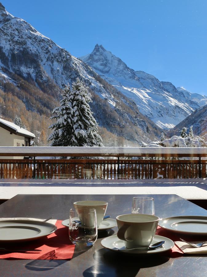 Hotel Garni Les Bouquetins Zinal Buitenkant foto