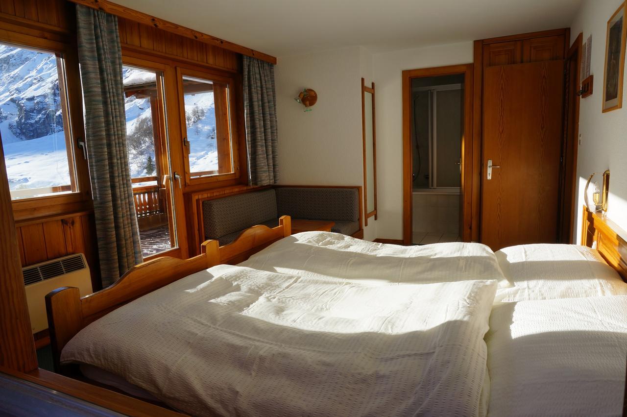 Hotel Garni Les Bouquetins Zinal Buitenkant foto