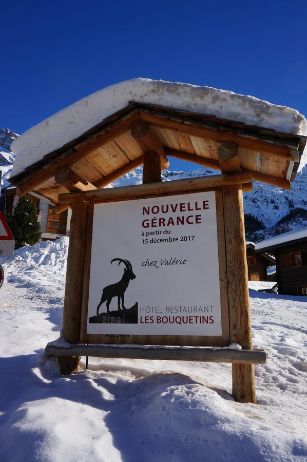Hotel Garni Les Bouquetins Zinal Buitenkant foto