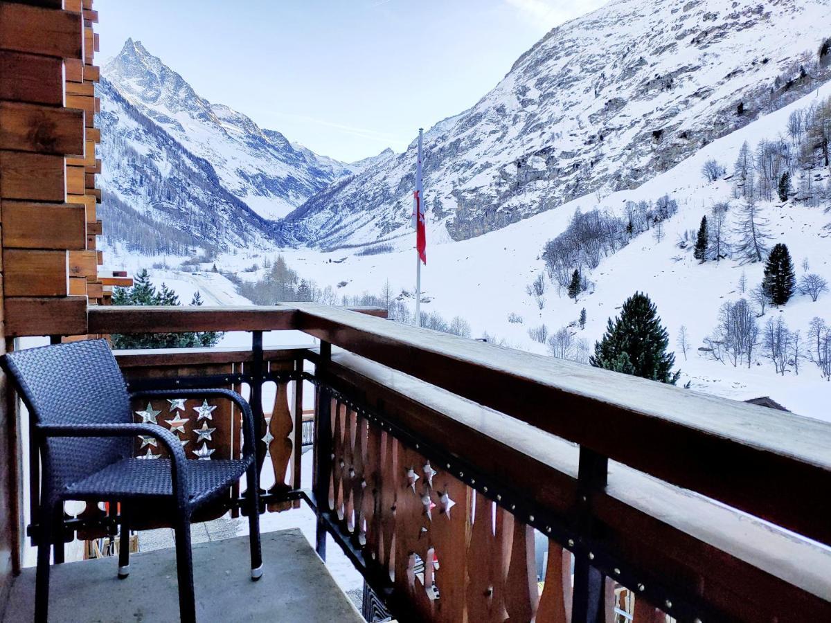 Hotel Garni Les Bouquetins Zinal Buitenkant foto